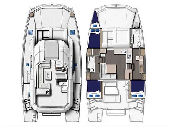 Plans du bateau Leopard 43 PC