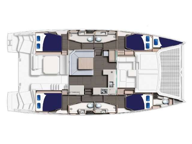 Plans du bateau Leopard 45
