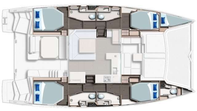 Plans du bateau Leopard 45