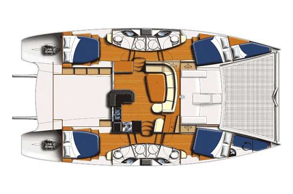 Plans du bateau Leopard 46