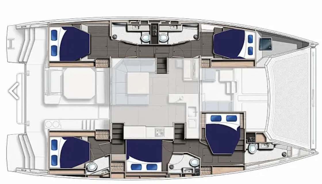 Plans du bateau Leopard 50