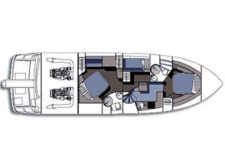 Distribución del barco Manhattan 50