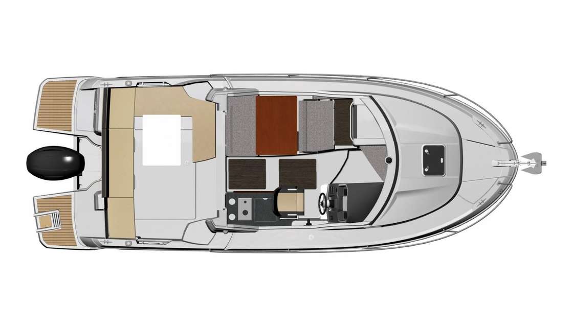 Piano della barca Merry Fisher 795