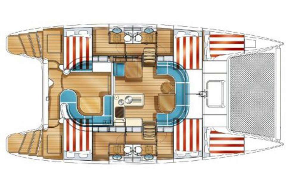 Plans du bateau Nautitech 40