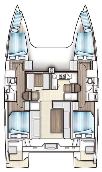 Bootslayouts Nautitech 40 Open