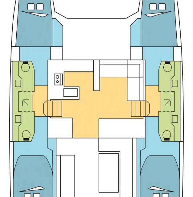 Plans du bateau Nautitech 47 Power