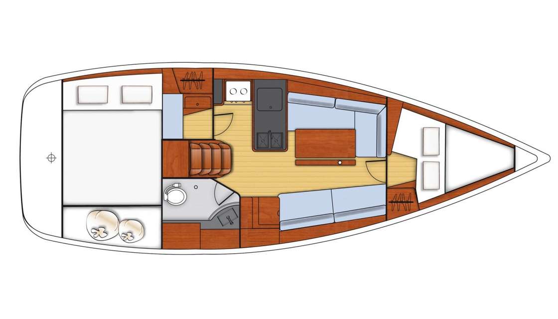 Plans du bateau Oceanis 31