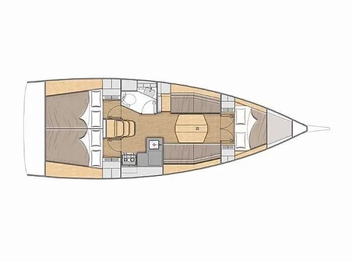 Bootslayouts Oceanis 34.1