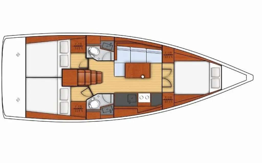 Bootslayouts Oceanis 38