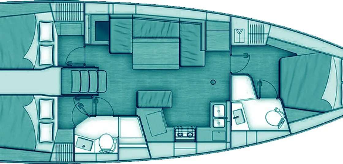 Bootslayouts Oceanis 40.1
