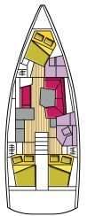 Plans du bateau Oceanis 41.1