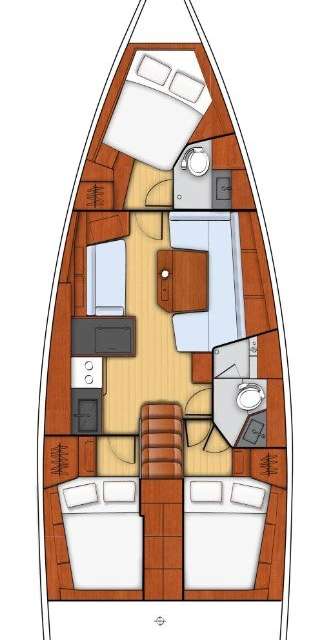 Plans du bateau Oceanis 41.1