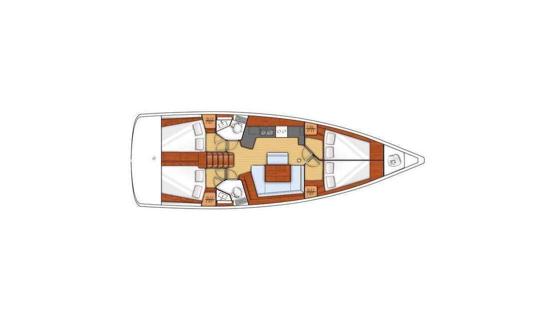 Bootslayouts Oceanis 45