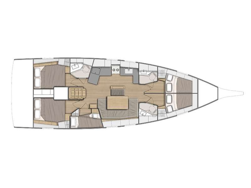 Bootslayouts Oceanis 46.1