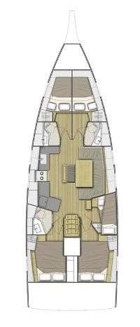 Plans du bateau Oceanis 46.1