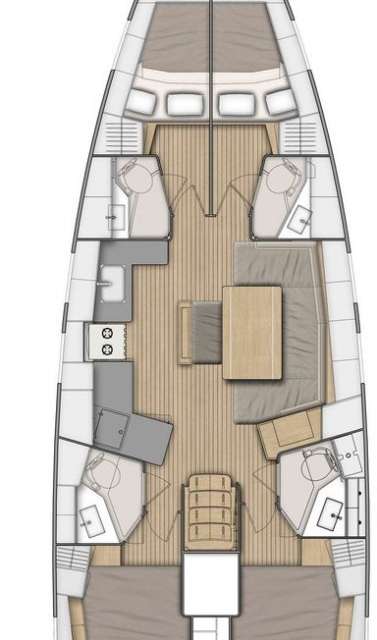 Układ Oceanis 46.1