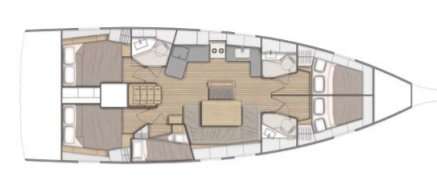 Plans du bateau Oceanis 46.1