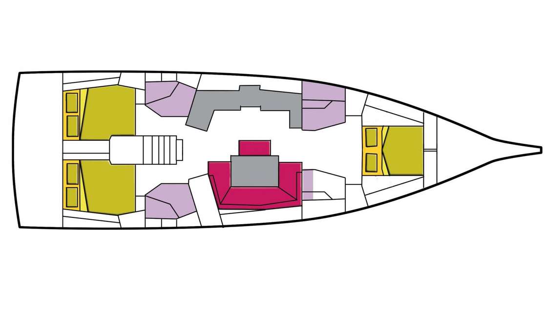 Plans du bateau Oceanis 46.1