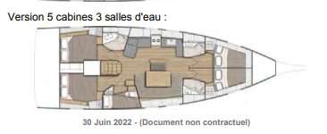 Plans du bateau Oceanis 46.1