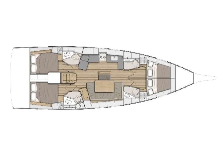 Bootslayouts Oceanis 46.1