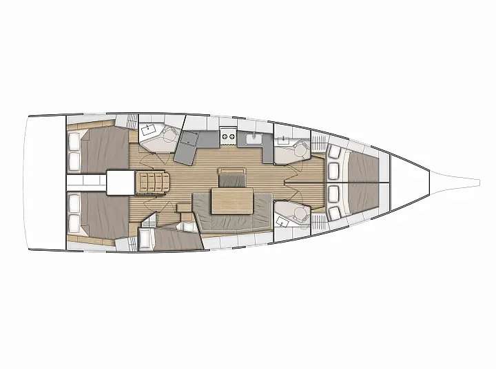 Układ Oceanis 46.1