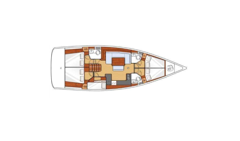Bootslayouts Oceanis 48