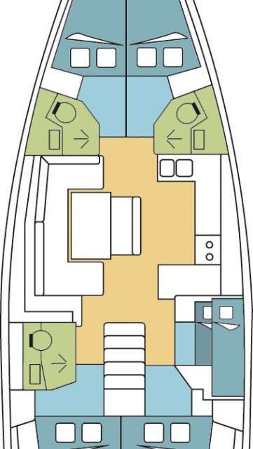 Bootslayouts Oceanis 48