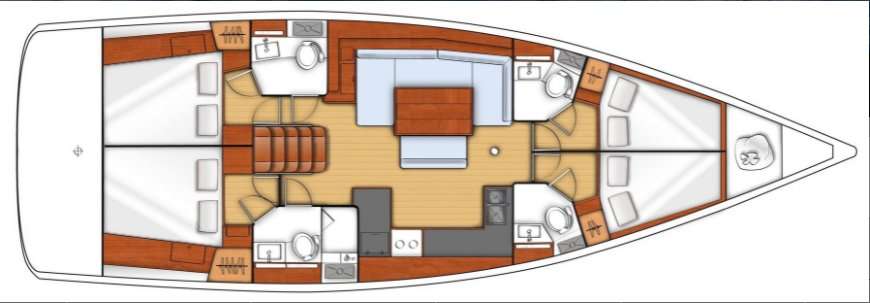 Bootslayouts Oceanis 48