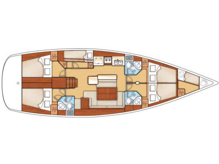 Bootslayouts Oceanis 50