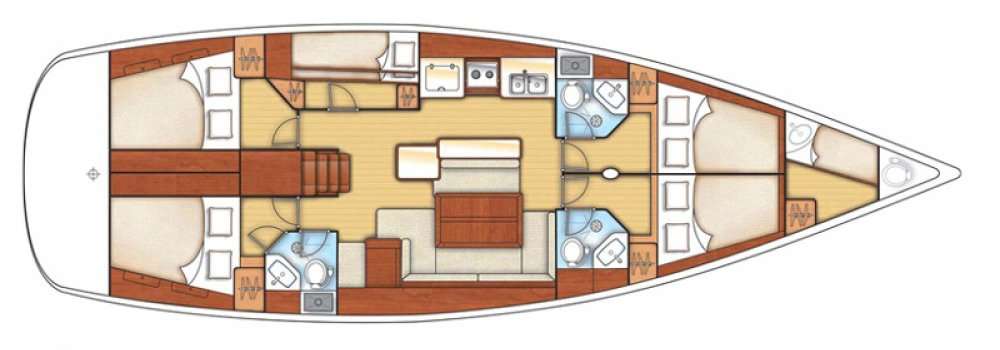 Bootslayouts Oceanis 50