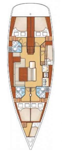 Bootslayouts Oceanis 50