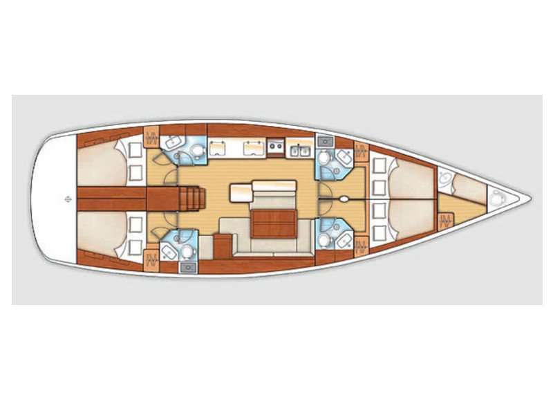 Bootslayouts Oceanis 50