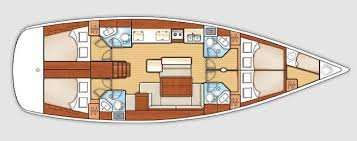 Plans du bateau Oceanis 50