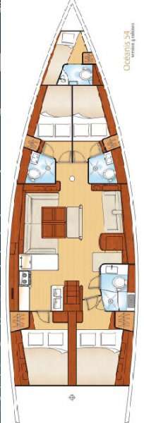 Bootslayouts Oceanis 54