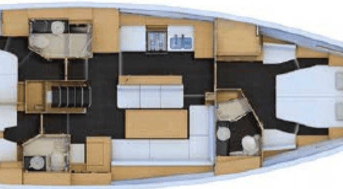 Plans du bateau Jeanneau 54