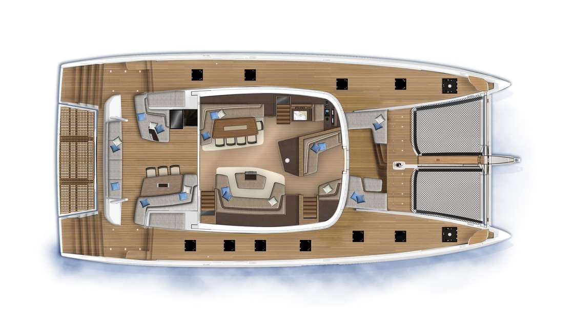 Bootslayouts Lagoon Seventy 7