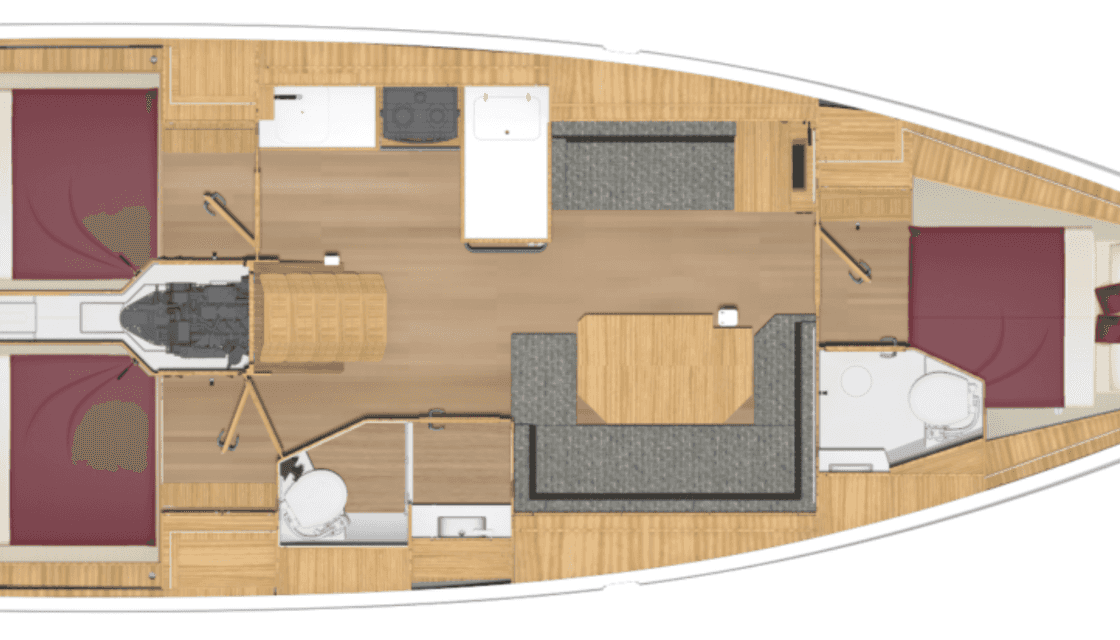 Bootslayouts Bavaria C42