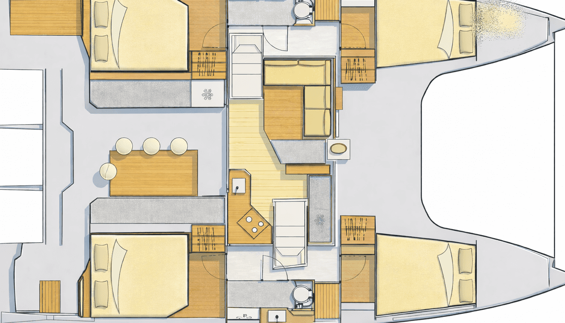 Plans du bateau Nautitech 40 Open