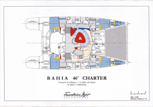 Plans du bateau Bahia 46