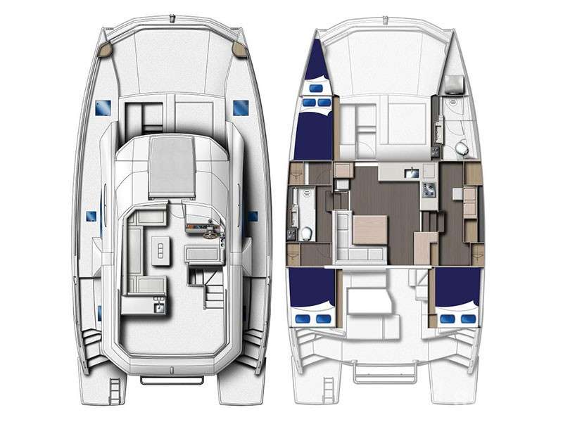 Plans du bateau Leopard 43 PC