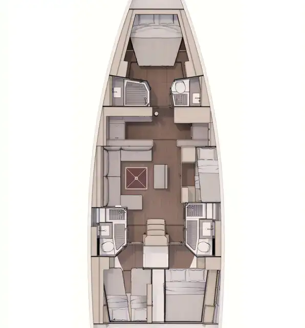 Bootslayouts Dufour 530