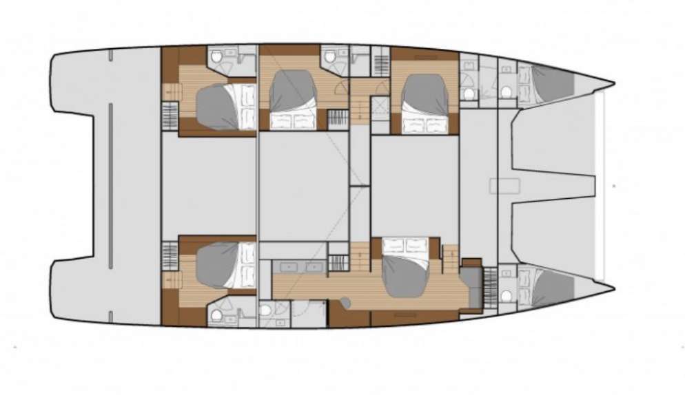 План яхты Power 67