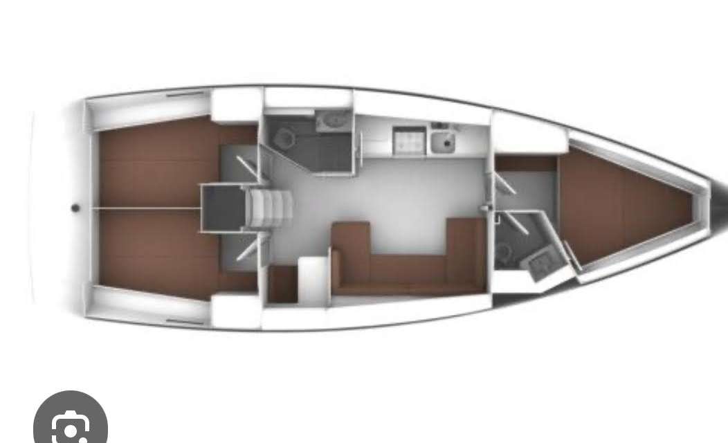 Piano della barca Bavaria Cruiser 41
