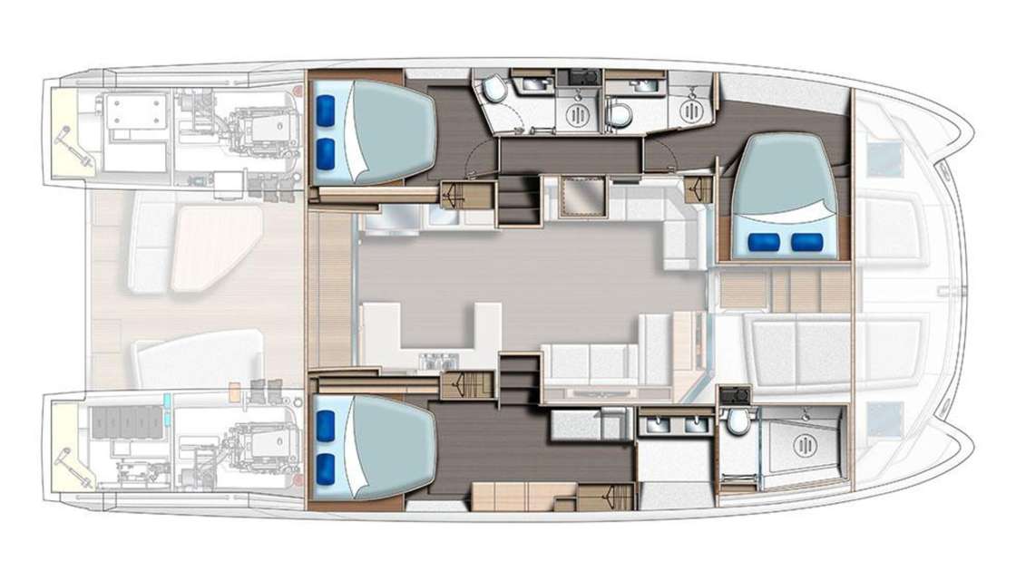Plans du bateau Leopard 53 PC