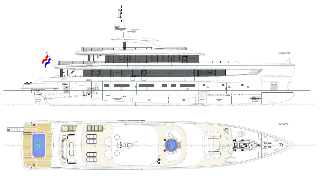Distribución del barco AXA