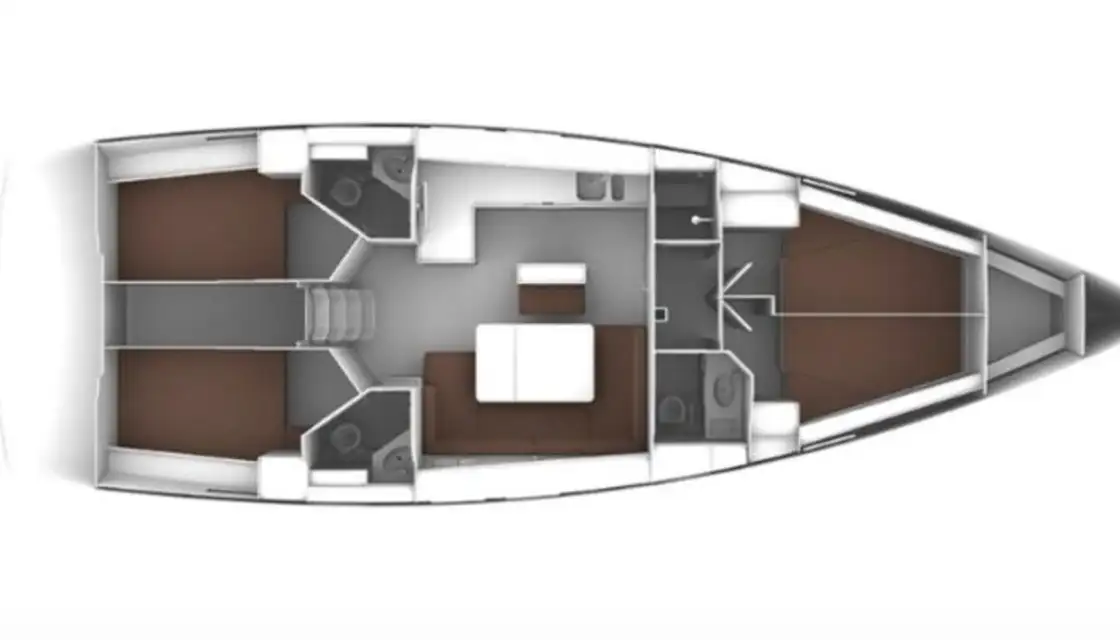 Układ Bavaria 46 Cruiser