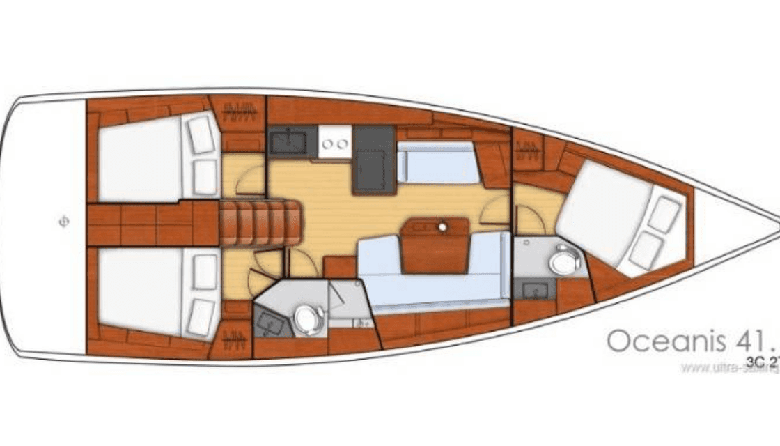 Bootslayouts Oceanis 41
