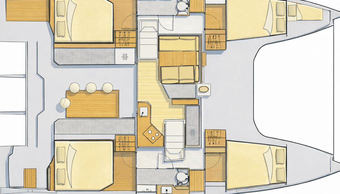 Plans du bateau Nautitech 40 Open