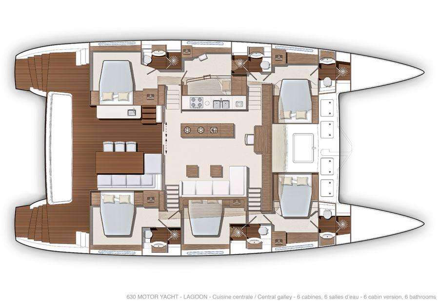 Bootslayouts Lagoon 630 MY