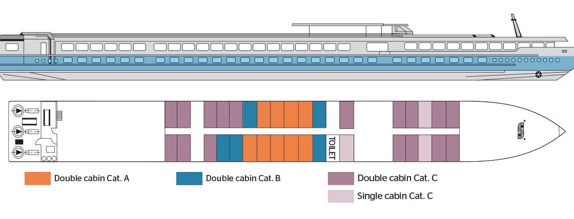 Plans du bateau MS Van Gogh